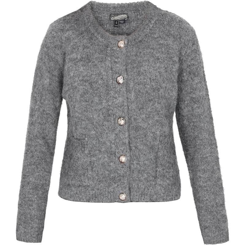 DreiMaster Vintage Kardigán sivá melírovaná 66145748