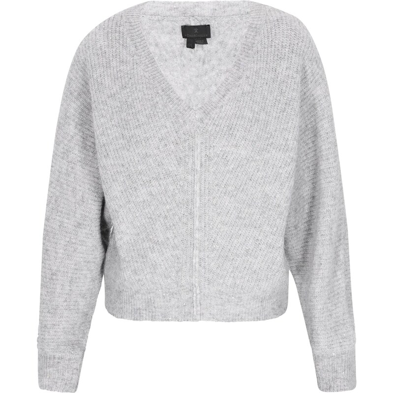 DreiMaster Klassik Sveter sivá melírovaná 66145789