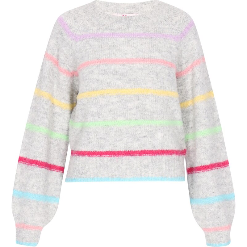 MYMO Sveter citrónová / svetlosivá / pastelovo zelená / ružová / 66145831