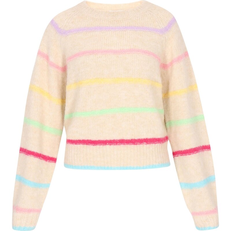 MYMO Sveter svetlobéžová / svetlomodrá / citrónová / mätová / fialová 66145832