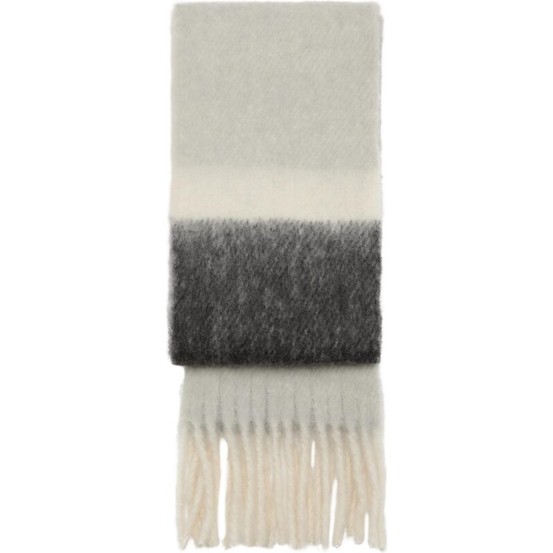 MANGO Šál TESEO sivá / sivobéžová / tmavosivá 66145843