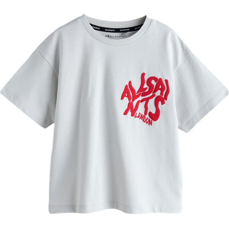 smALLSAINTS Tričko Orlando svetlosivá / ohnivo červená 66145855