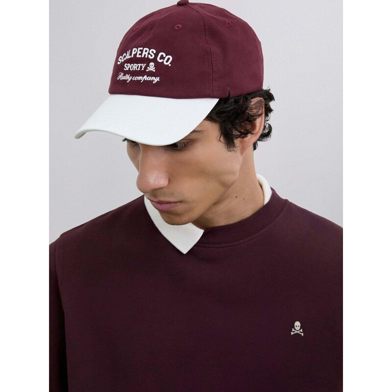 Scalpers Klobúk červená / biela 66145865