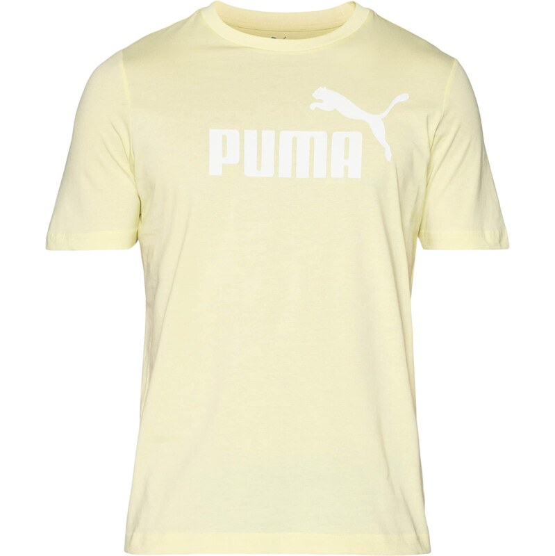 PUMA Tričko ESS No. 1 svetložltá / biela 66146027