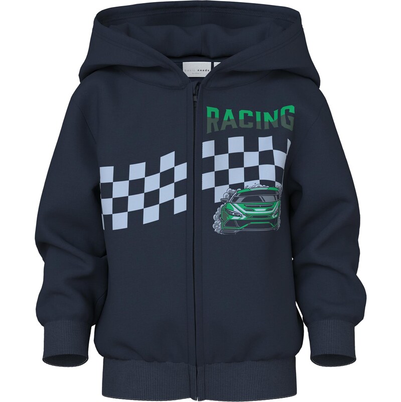 NAME IT Tepláková bunda NMMVOLTINUS námornícka modrá / modrosivá / 66146148