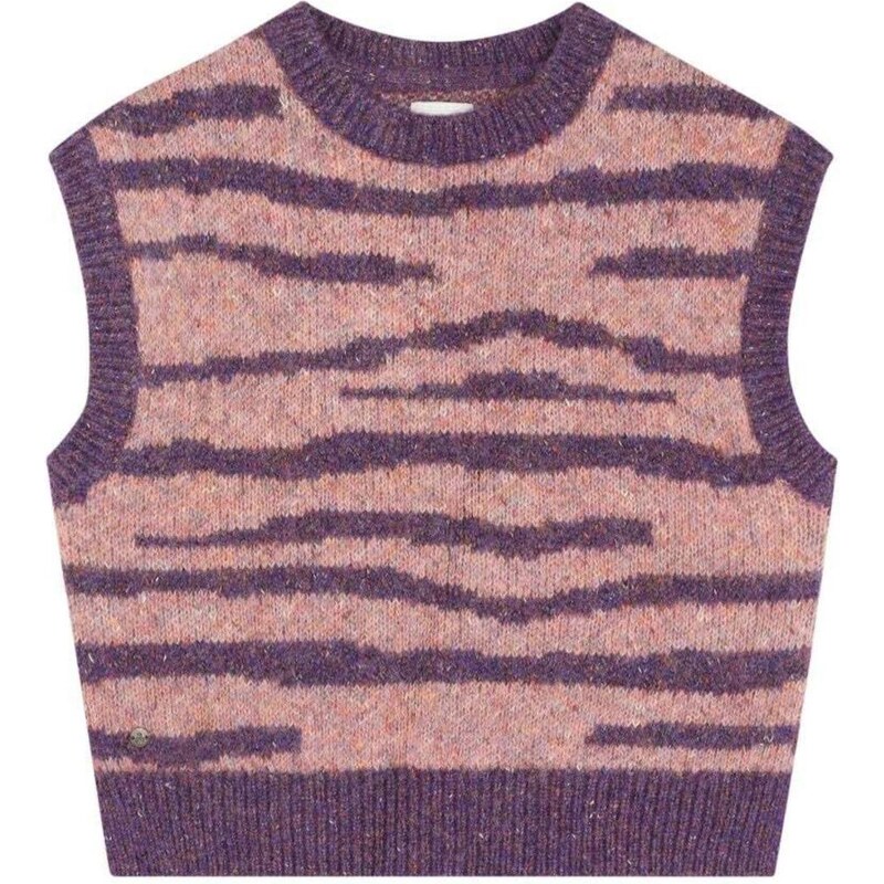 Scalpers Sveter tmavofialová / ružová 66146182