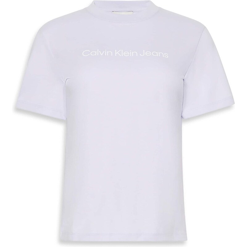 Calvin Klein Jeans Tričko CLASSIC pastelovo fialová / biela 66146272