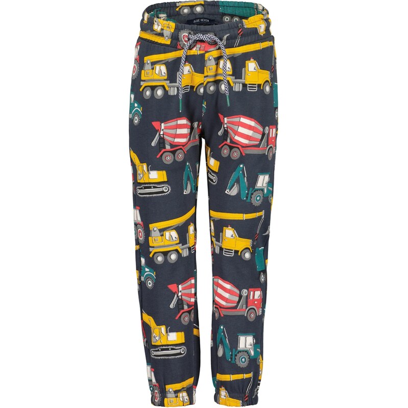 BLUE SEVEN Nohavice tmavomodrá / horčicová / brusnicová / biela 66146691