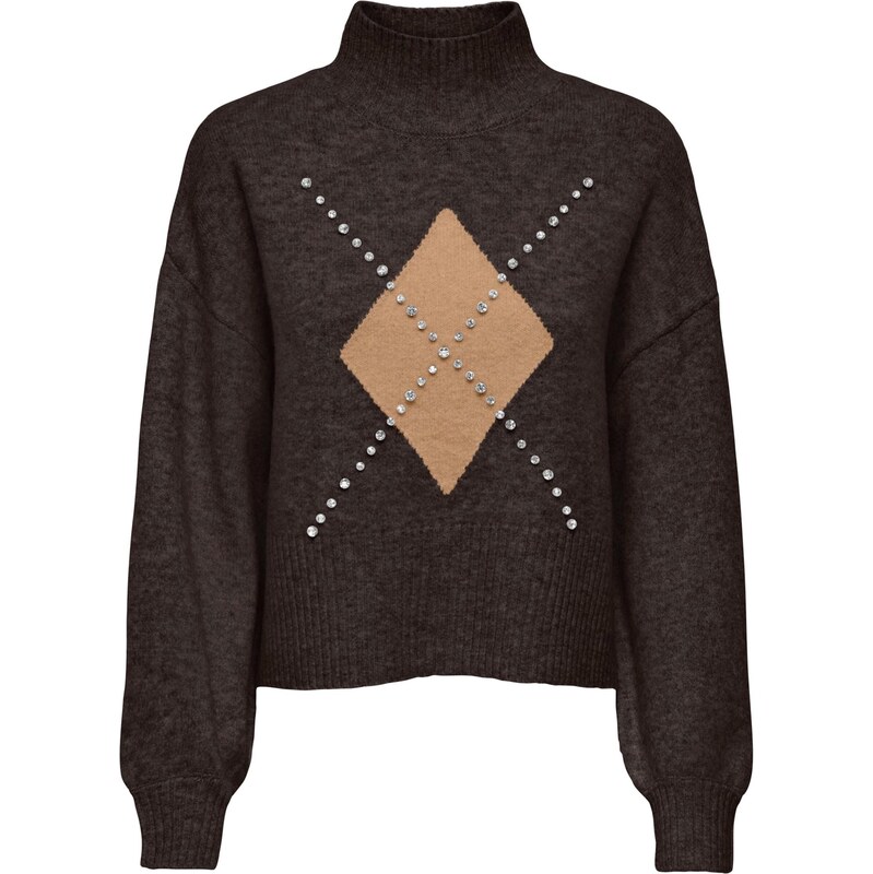 ONLY Sveter ONLWakefield hnedá / čokoládová 66146831