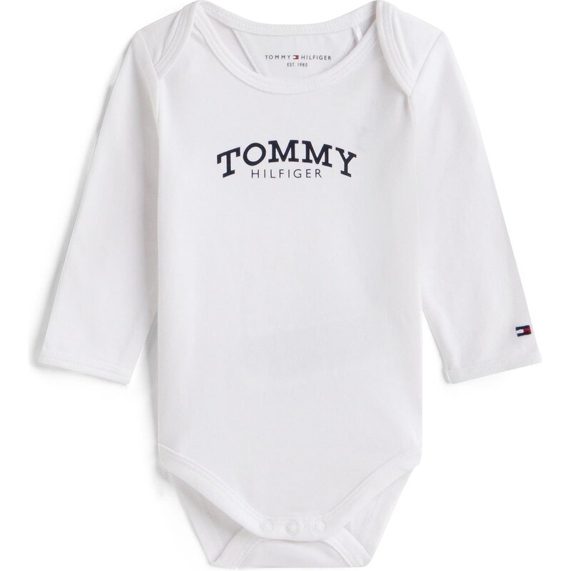 TOMMY HILFIGER Body čierna / biela 66146884