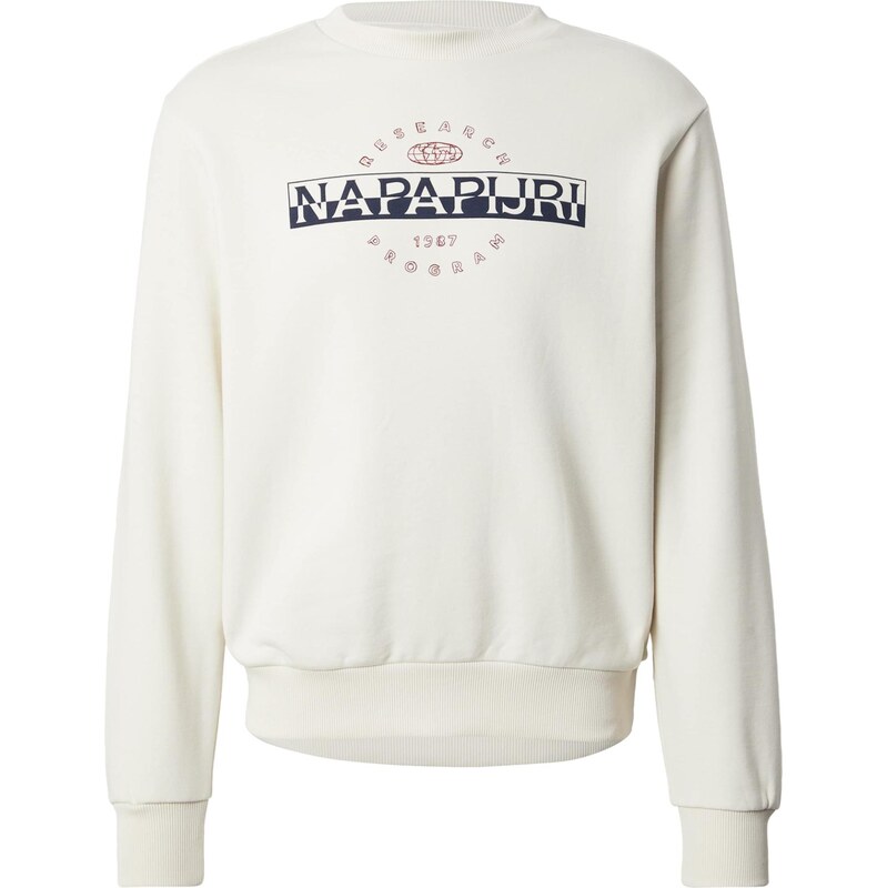 NAPAPIJRI Mikina BANDER C krémová / tmavomodrá / tmavočervená 66146952