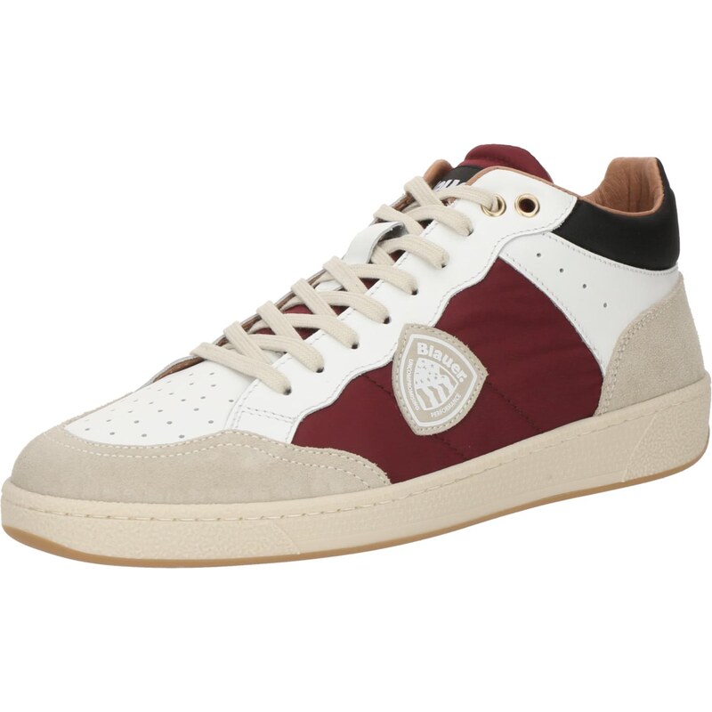 Blauer.USA Nízke tenisky béžová / vínovo červená / biela 66146943