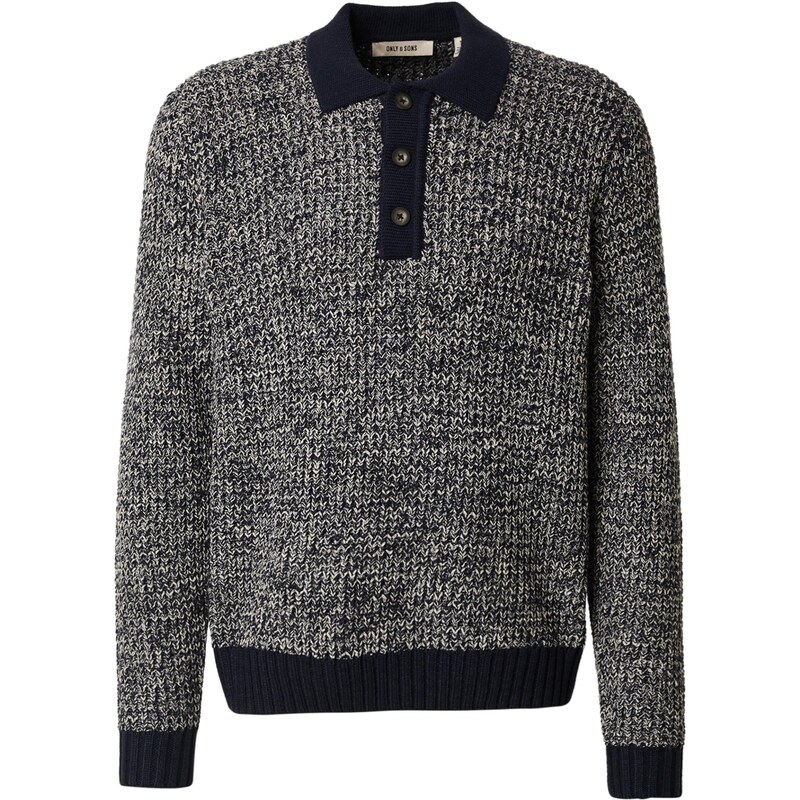 Only & Sons Sveter ONSALF námornícka modrá / modrá melírovaná 66146944