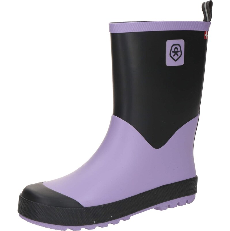 COLOR KIDS Gumáky levanduľová / čierna 66147029