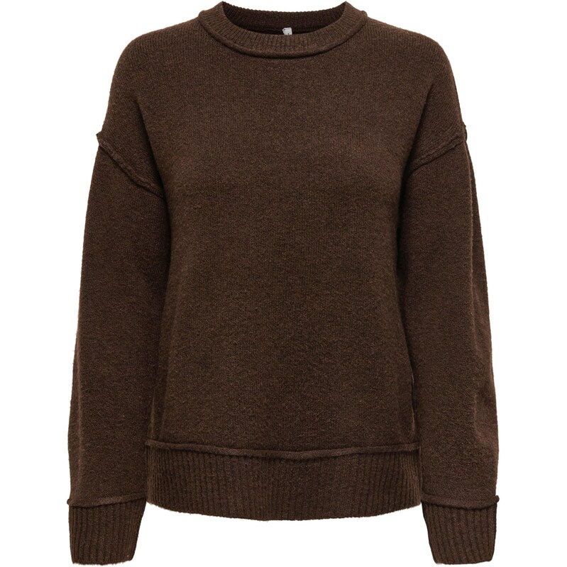 ONLY Sveter ONLHAZEL tmavohnedá 66147164