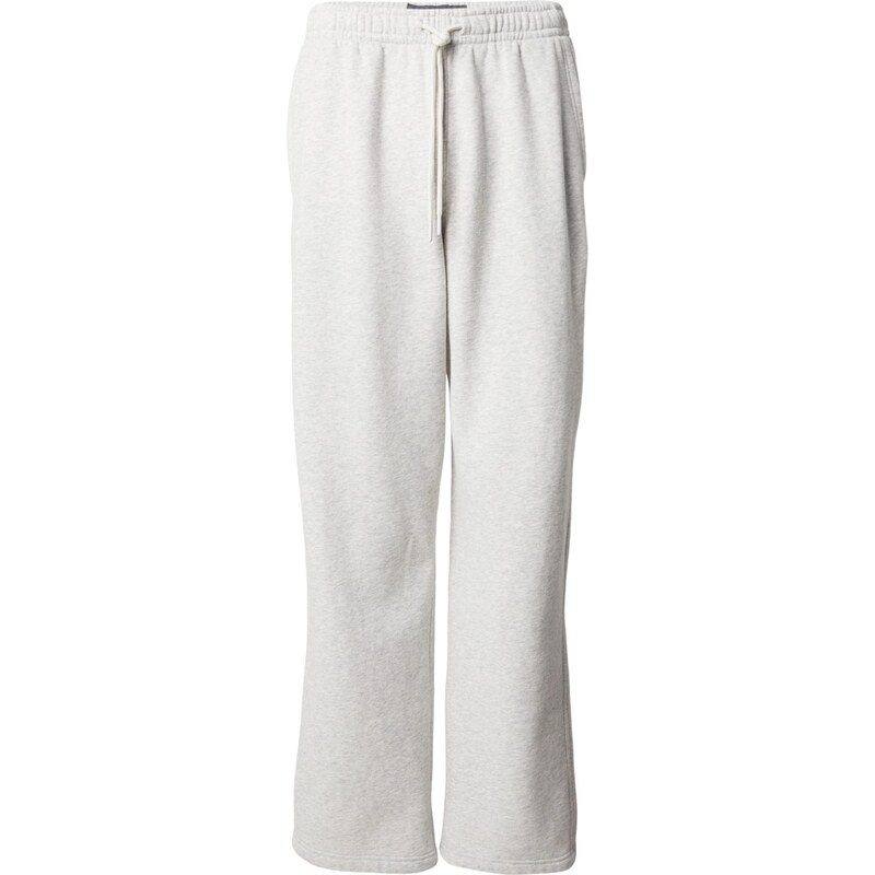 Abercrombie & Fitch Nohavice ESSENTIAL sivá melírovaná 66147183