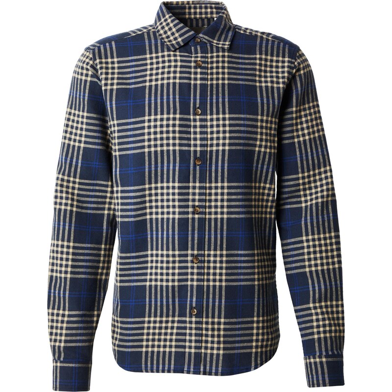 Only & Sons Košeľa ONSGUDMUND béžová / modrá / tmavomodrá 34492996