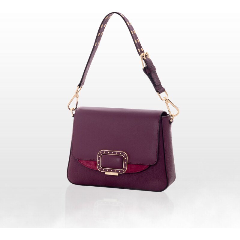 CROMIA GRACE kožená kabelka – bordová 65768745