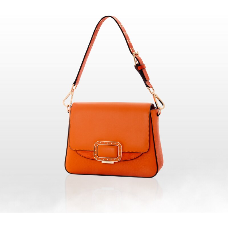 CROMIA GRACE kožená kabelka – oranžová 65768747