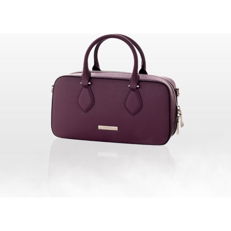 CROMIA PERLA kožená kabelka – bordovo-čerešňová 65776754