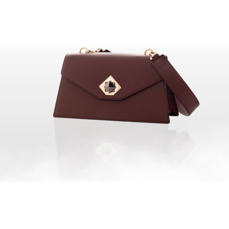 CROMIA MINA kožená kabelka – gaštanovo-hnedá 65776756