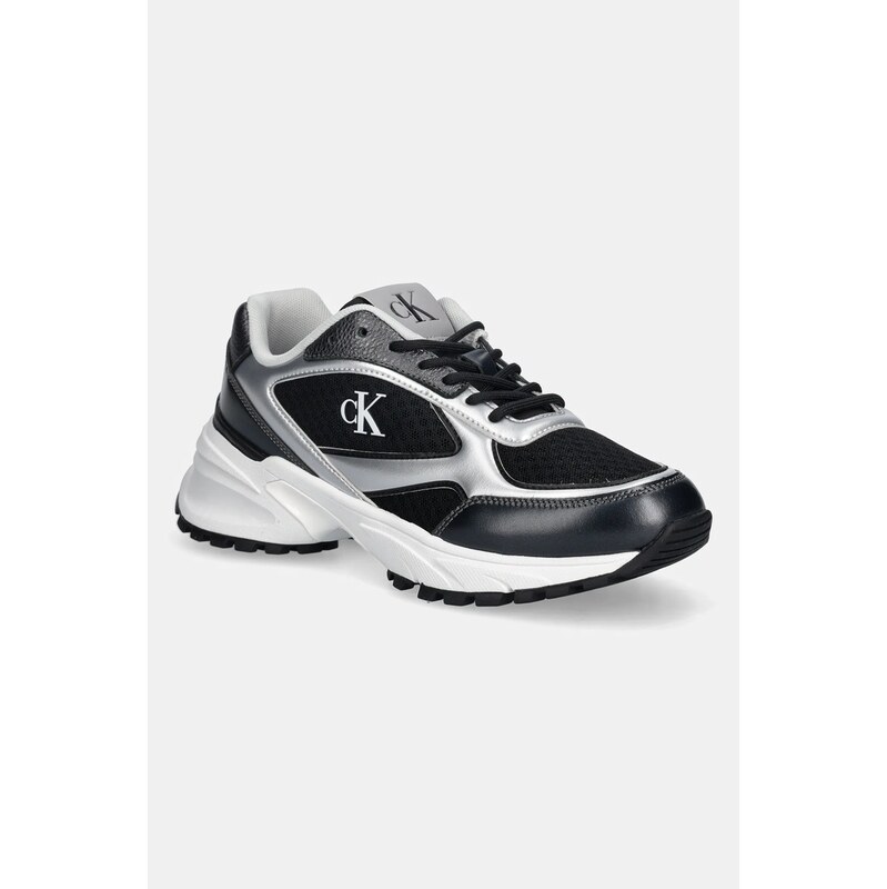 Tenisky Calvin Klein HIKE RUNNER LACE UP MESH MIX MET 66180969