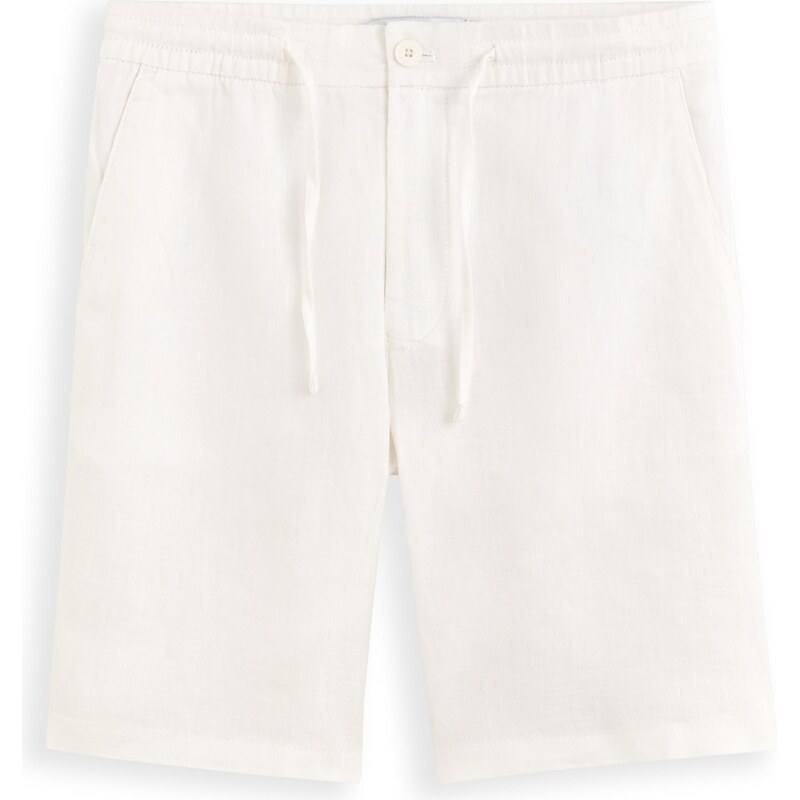 Biele pánske ľanové kraťasy Celio Dolinusbm 50568289