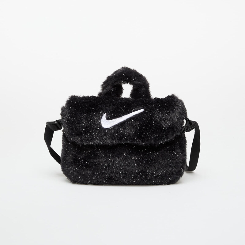Taška Nike Big Kids Faux Fur Crossbody Bag (1L) Black/ Cool Grey/ 66153854