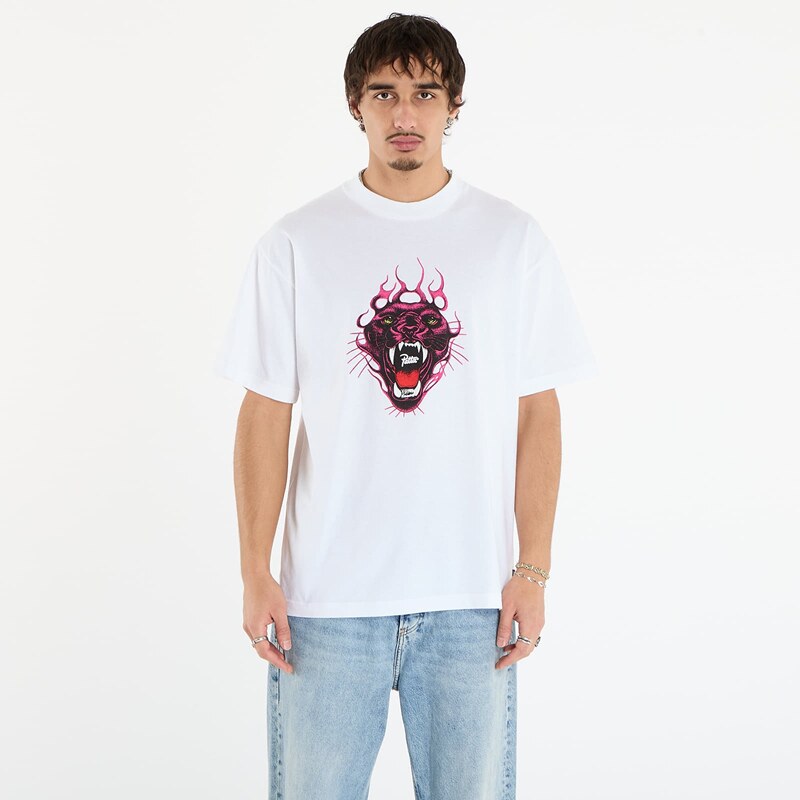 Tričko Patta Fire Panther T-Shirt UNISEX White S 66154238