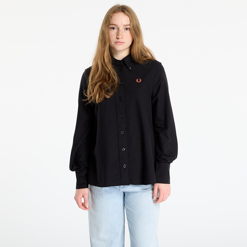 Košeľa FRED PERRY Button Down Shirt Black 6 66154233