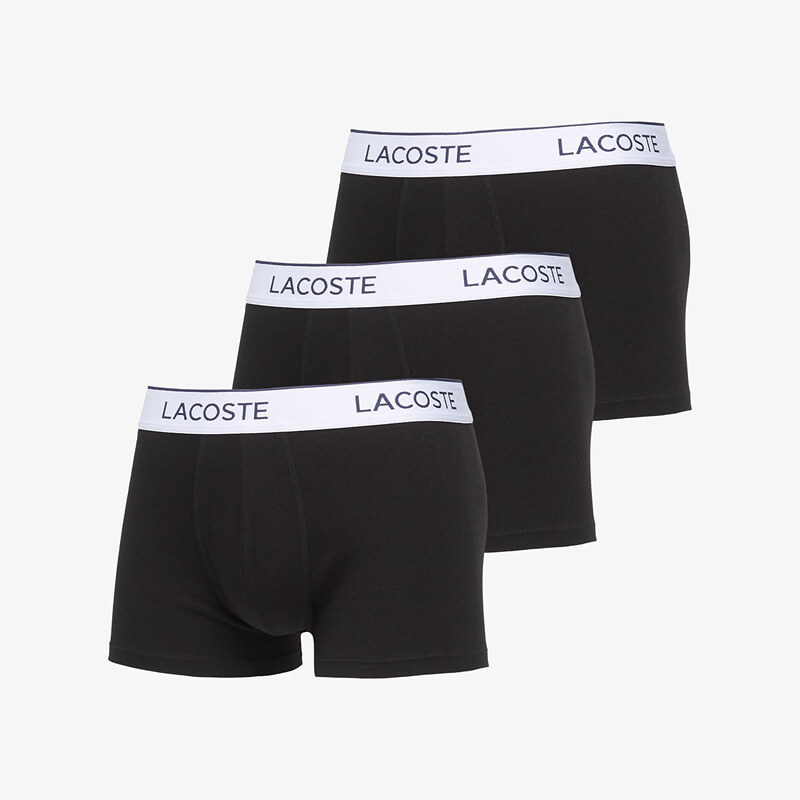 LACOSTE Trunks Underwear 3-Pack Black L 66154259