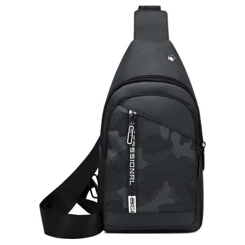 Lifestyle Pánska taška cez hruď Kyle Staye Čierna 4L 65227859