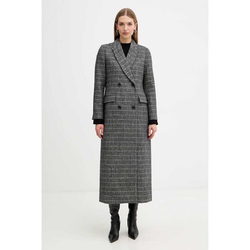 Kabát s prímesou vlny Twinset 66853241