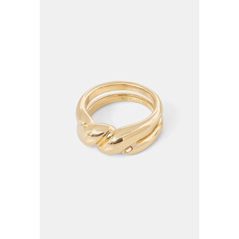 Pozlátený prsteň EDBLAD Twist 66185042