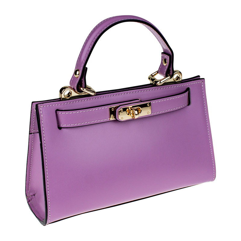 Fialová kožená talianska kabelka Anita Lilla NovaKabelka.sk 66155029