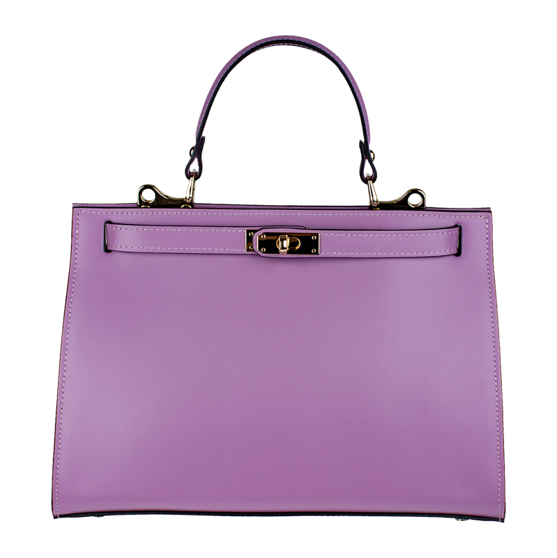 Fialová kožená talianska kabelka Anita Grande Lilla NovaKabelka.sk 66155028