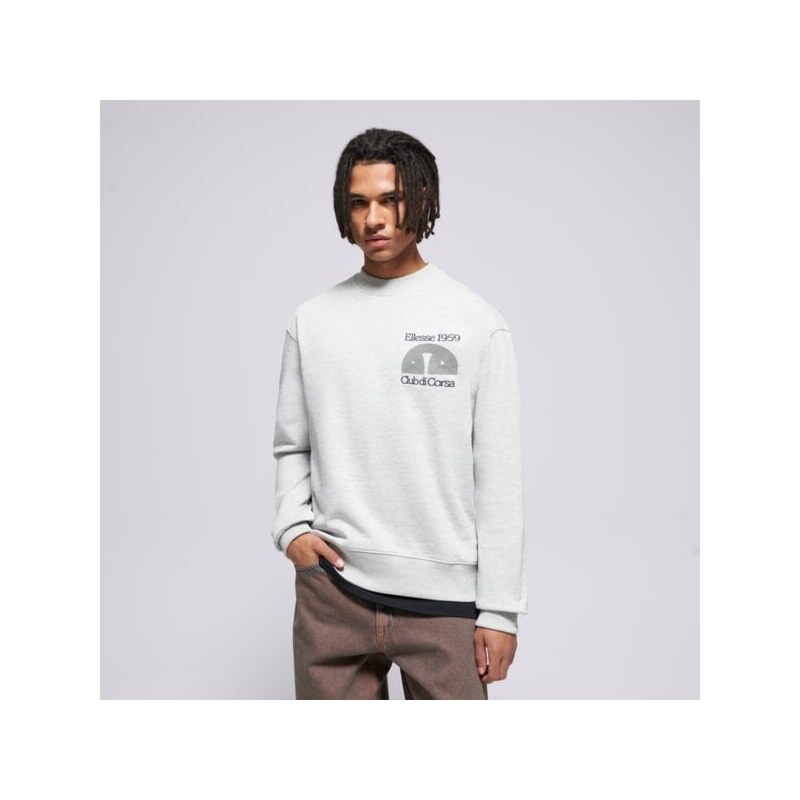 Ellesse Mikina Club Di Corsa Sweatshirt Lgrey Mrl Muži Oblečenie 65246850