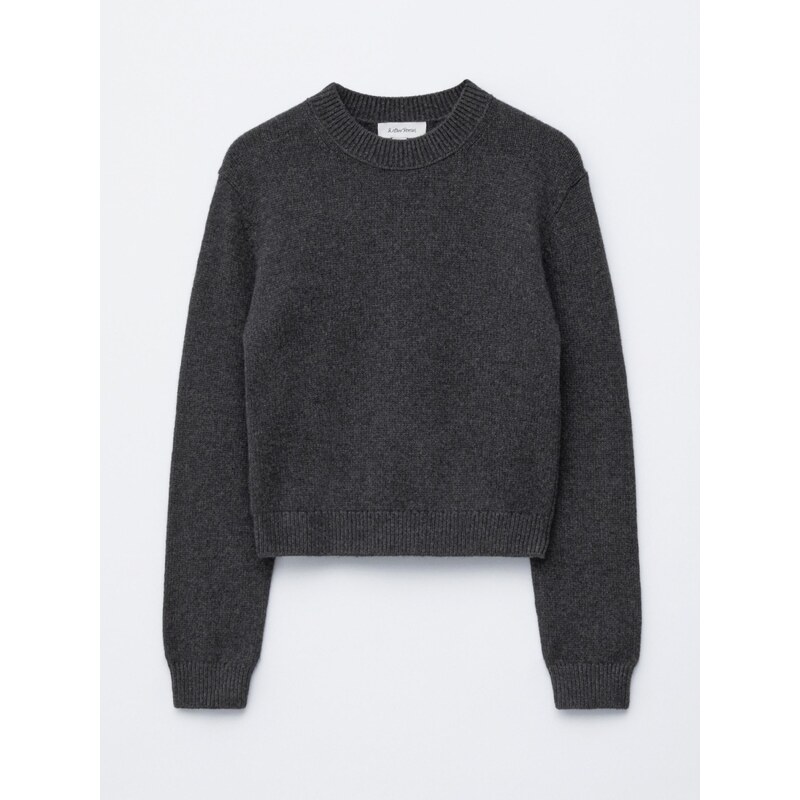 & Other Stories Sveter čierna melírovaná 65994037