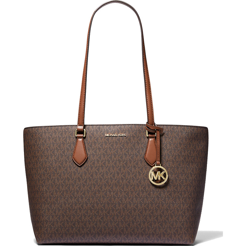 Michael Kors Kabelka Sheila Large Signature Logo Tote Bag Brown 66600087