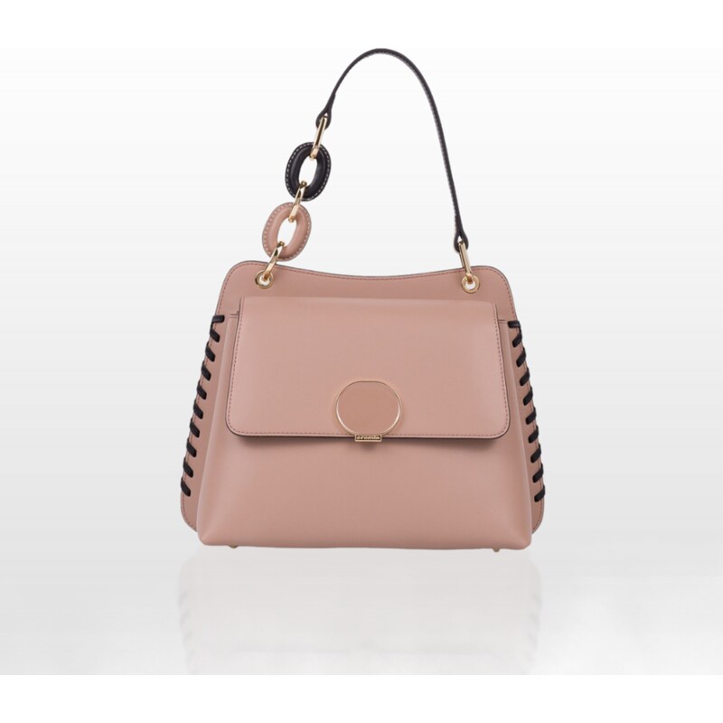 CROMIA CLARISSA kožená kabelka – krémová 66077326