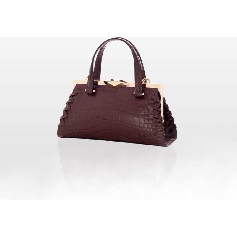 CROMIA LUCREZIA kožená kabelka – hnedá 65798295