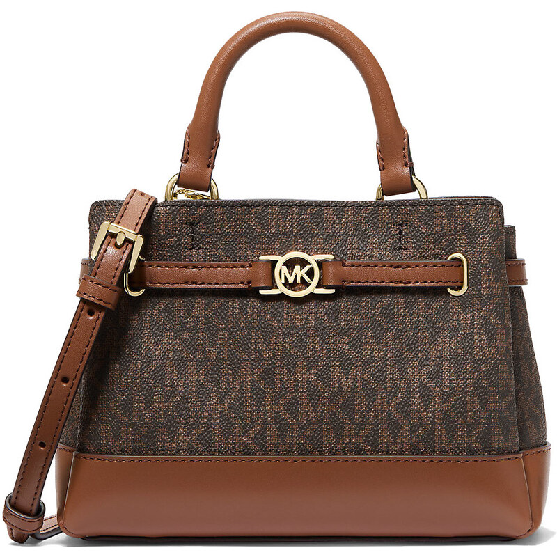 Michael Kors Reed Extra-Small Signature Logo Satchel Brown 66600089