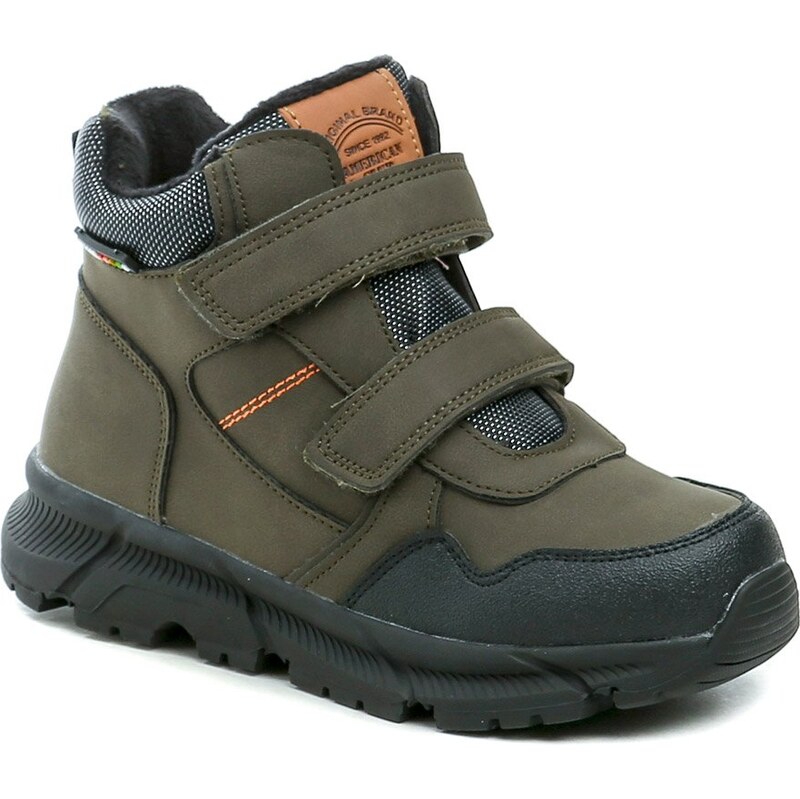 American Club XD141 khaki detské zimné topánky 66155912