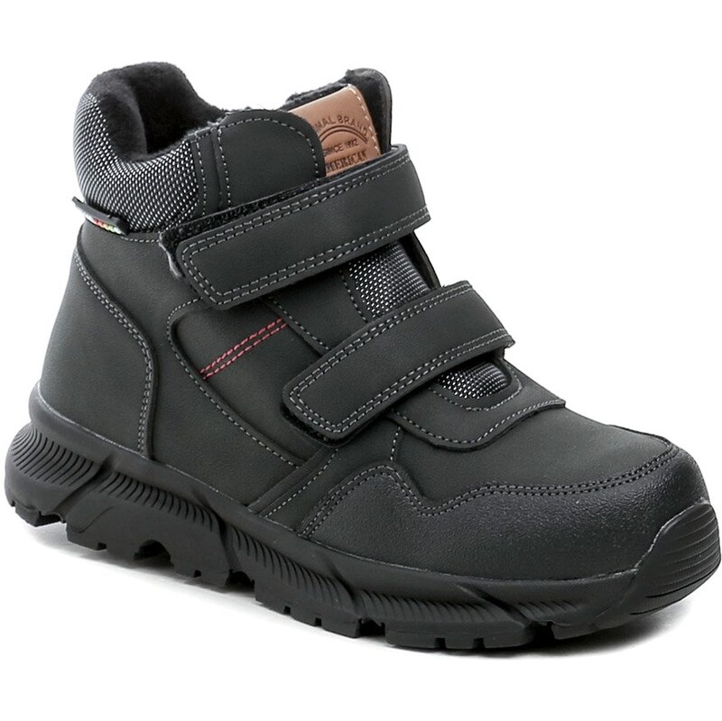 American Club XD141 čierne detské zimné topánky 66155911