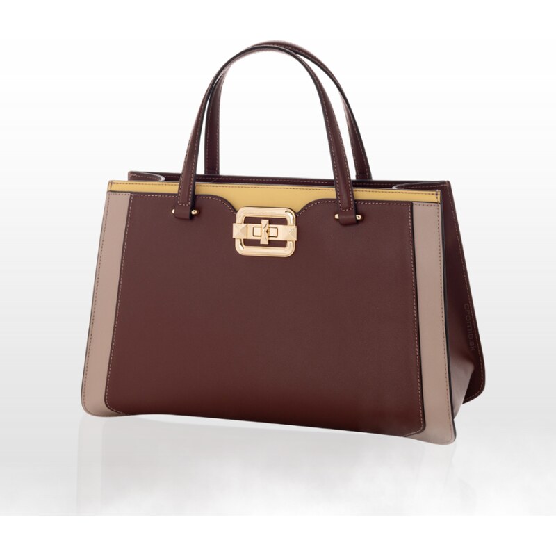 CROMIA ISABELLA kožená kabelka – hnedá 65798299