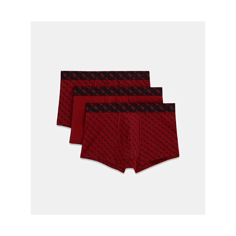 Guess boxer trunk 3 pack print RED 66161621
