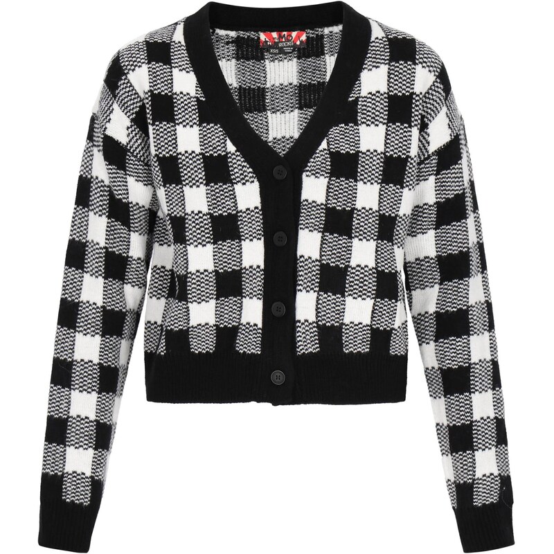 myMo ROCKS Kardigán čierna / biela 66163498