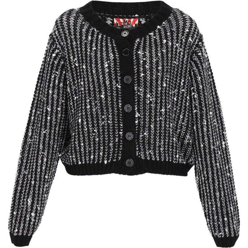 myMo ROCKS Kardigán čierna / biela 66163478