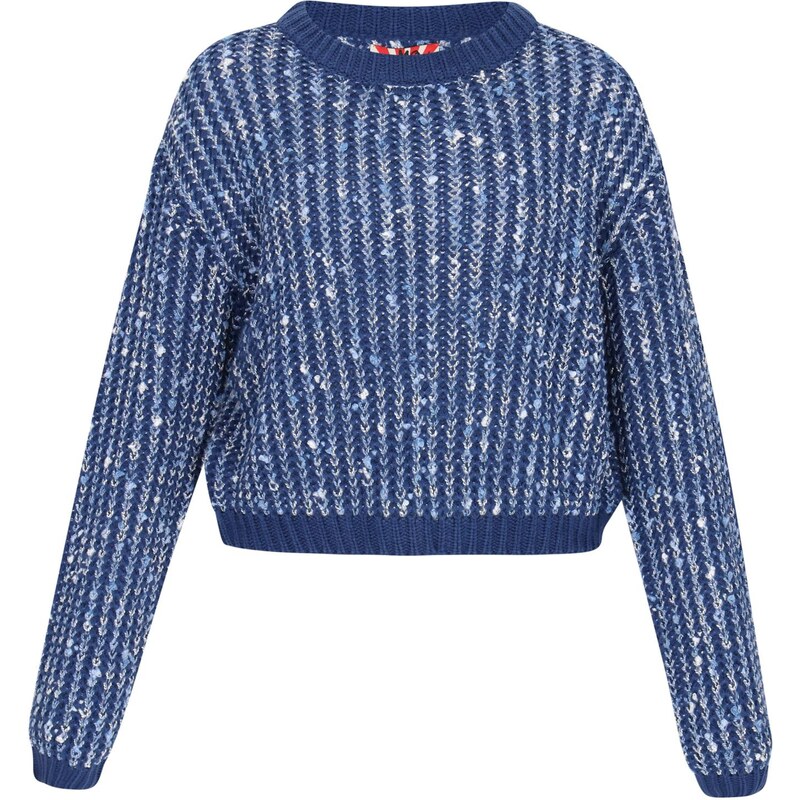 myMo ROCKS Sveter námornícka modrá / biela 66163486