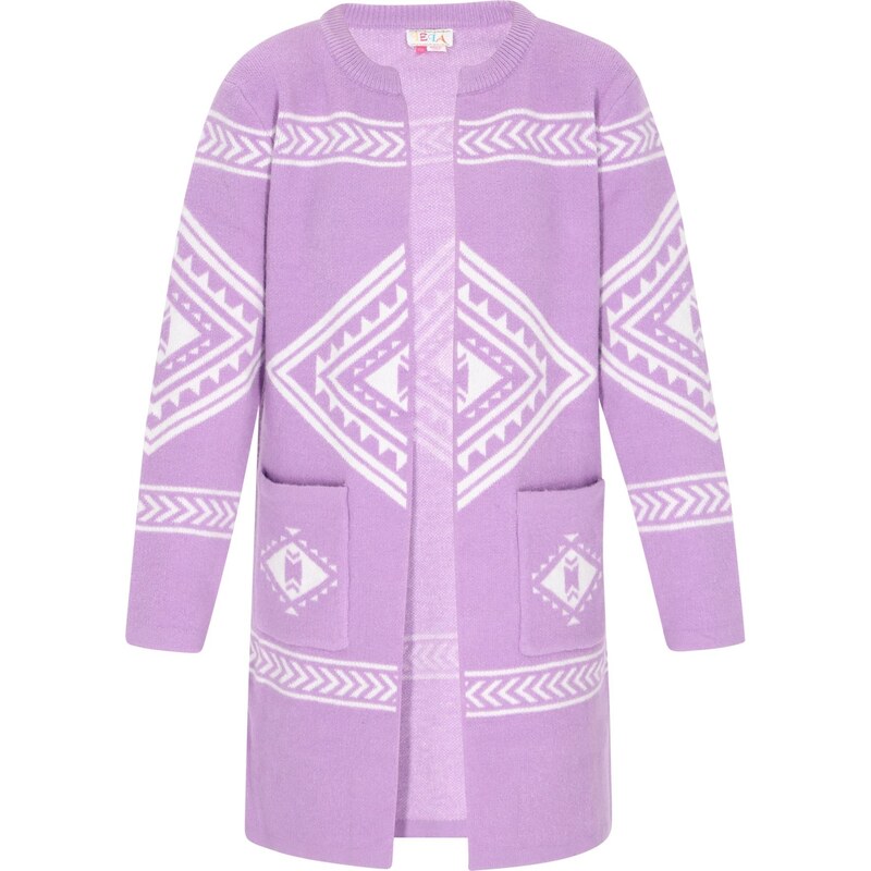 IZIA Kardigán levanduľová / biela 66163551